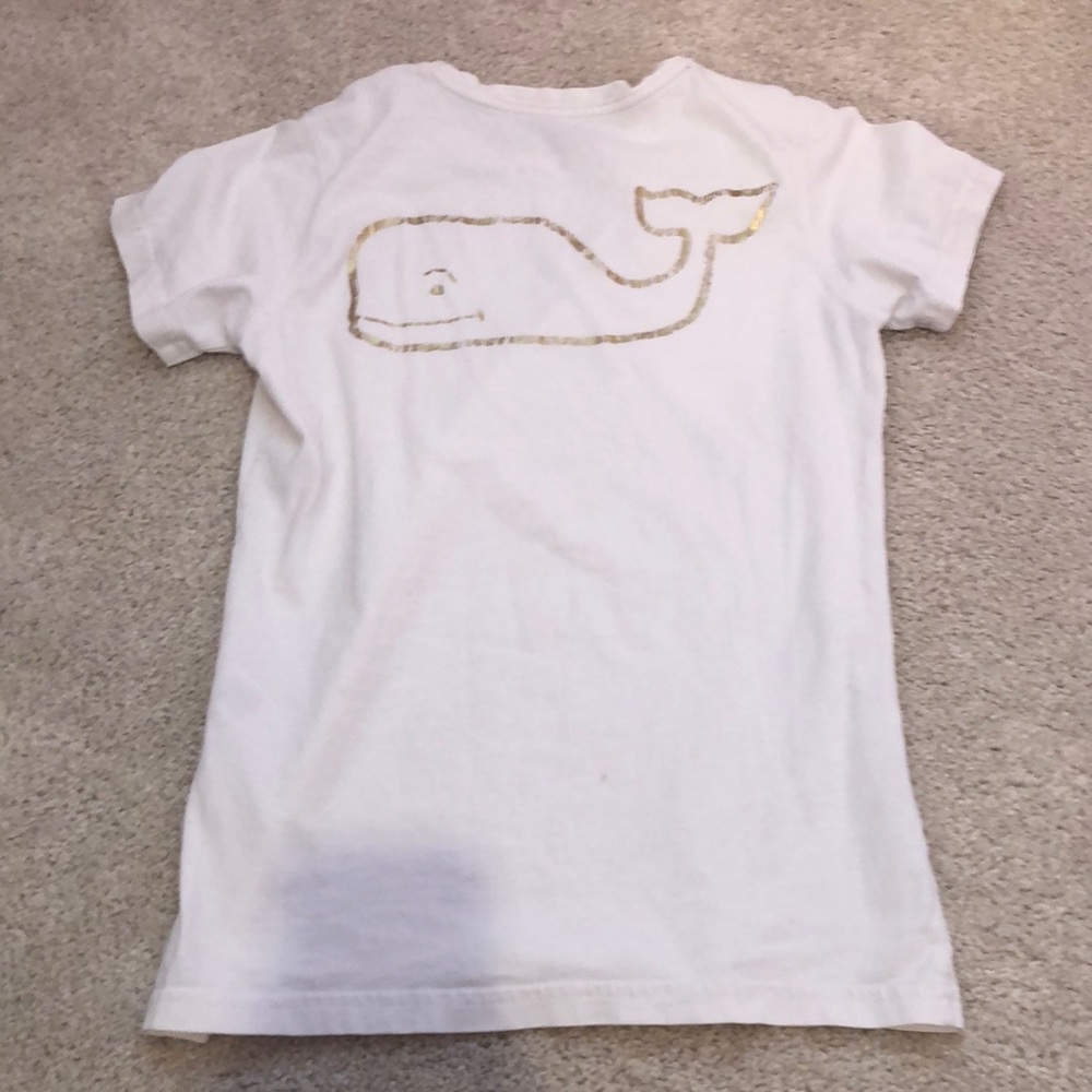 Vineyard Vines Women’s XXS gold whale tee